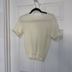 Elegant Cream Women's Sweater